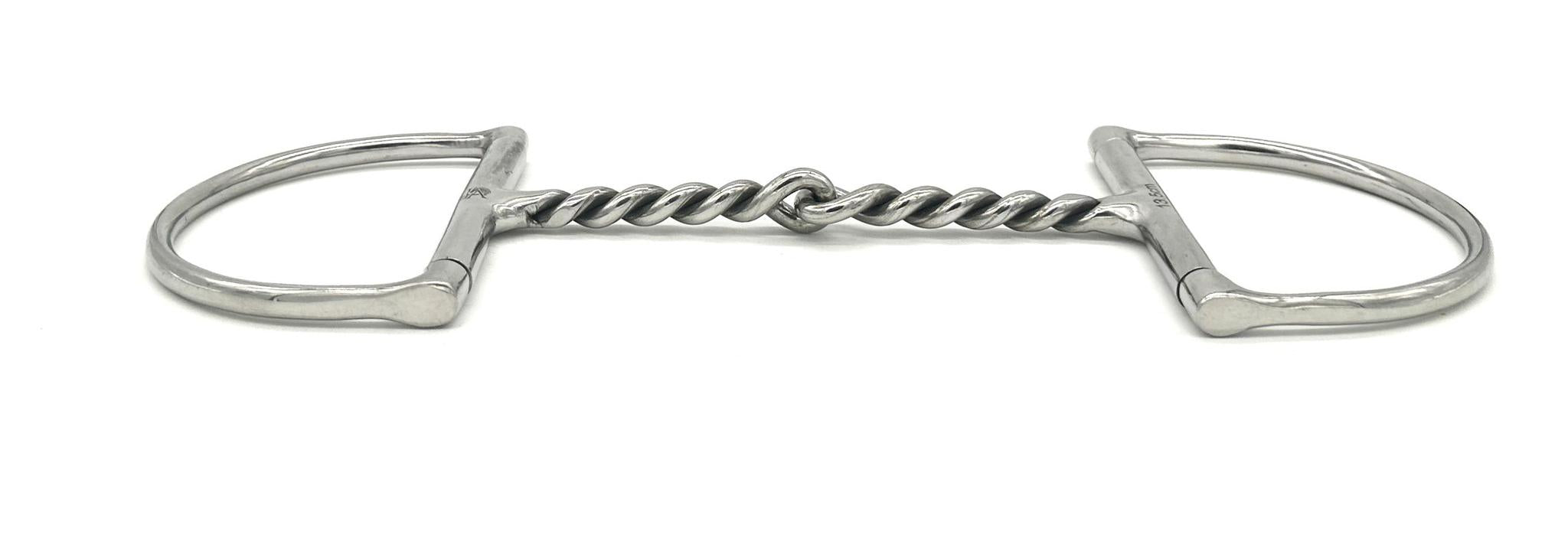 Jake Adams Twisted Wire Dee Bit – High-Quality Horse Training Bit for Western Riding & Dressage | Perfect for Training & Show
