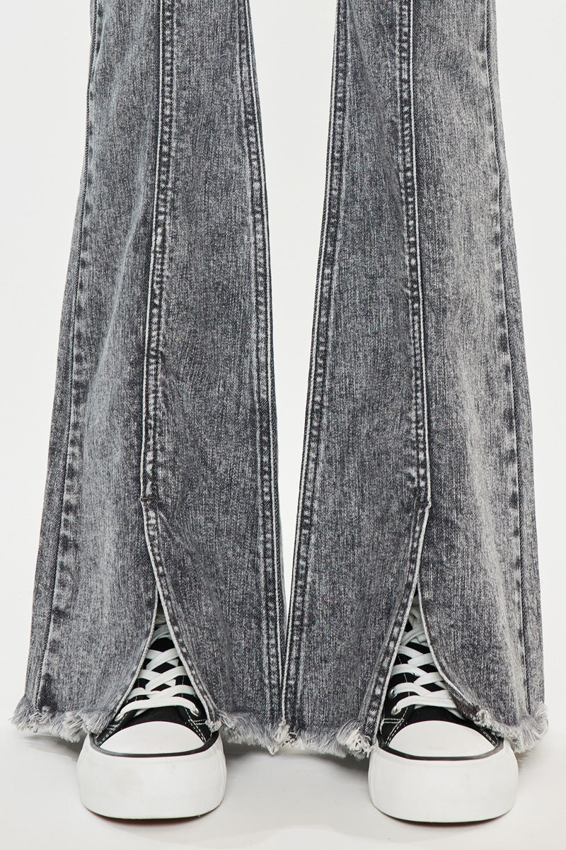 Lucine High Rise Flare Jeans for Women - Stretchy Denim Pants with Bootcut Leg | Perfect for Casual Wear, Date Night & Office Outfits