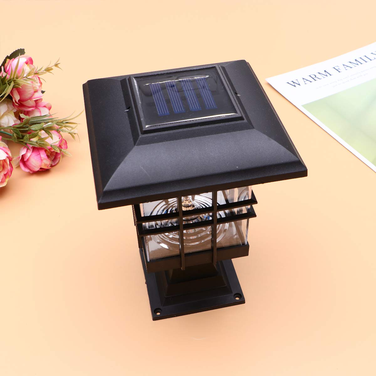 OSALADI 2-in-1 Solar Powered Outdoor Lights with Ground Stake - Waterproof Garden Solar Lights for Pathway, Yard & Landscape Lighting | Weatherproof Solar Lamp for Patio, Deck, Driveway & Walkway