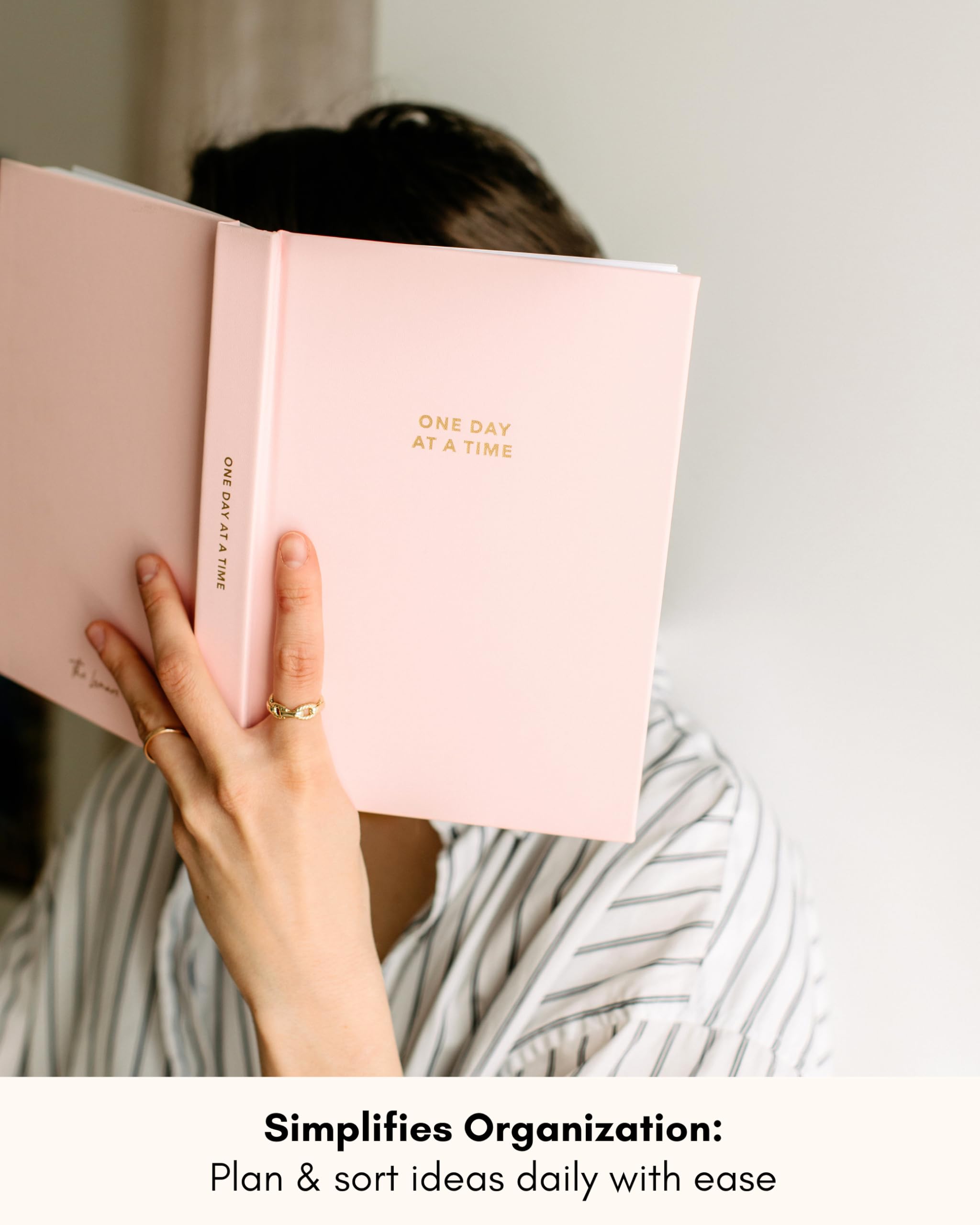 Lamare 6-Month Planner - Undated A5 Organizer with Goal Tracker & Quotes for Daily Planning - Pink Hardcover