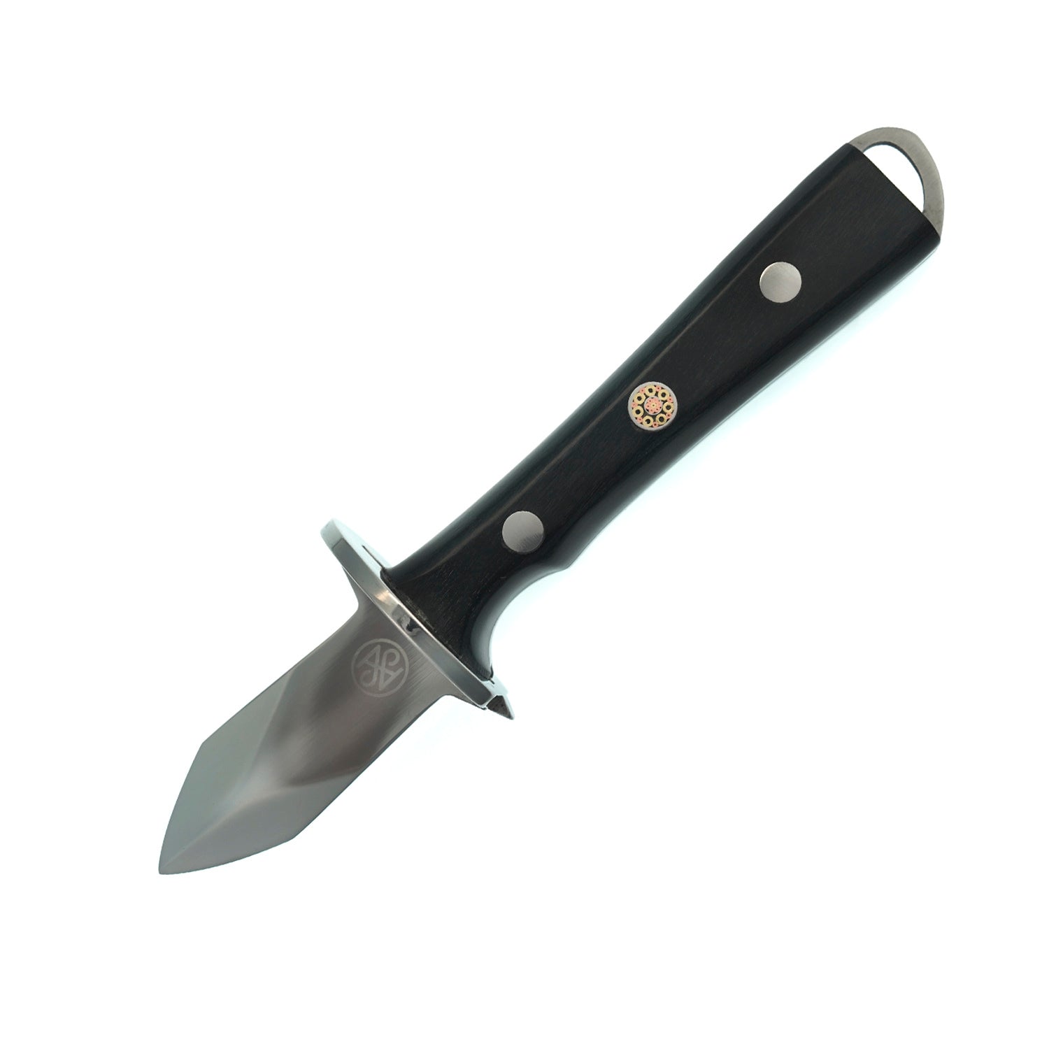 Premium Oyster Knife - John Bil Stainless Steel Oyster Shucker with Non-Slip Handle for Safe Shellfish Opening - Perfect for Seafood Lovers, Home Chefs & Restaurant Use