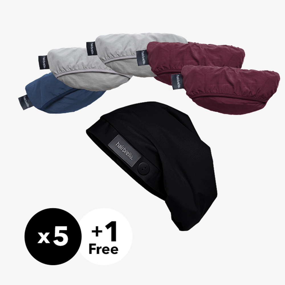 Hairbrella Scrub Cap Gift Set for Nurses & Surgeons - Buy 5 Get 1 Free - Perfect for Hospitals, Medical Students & Healthcare Professionals