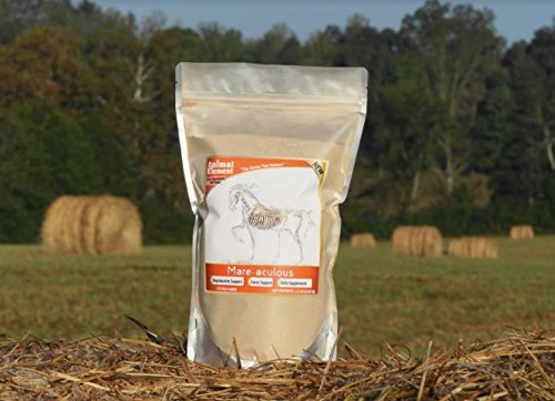 Organic Non-GMO Mare-Aculous 1.5 Lb Horse Supplement for Calming, Focus & Reproductive Support - Perfect for Show Horses, Breeding Mares & Performance Equines