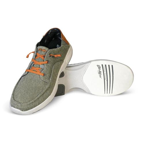 KR Strikeforce Austin Charcoal/Brown Men's Bowling Shoes - Lightweight & Comfortable for League Play & Tournament Bowling
