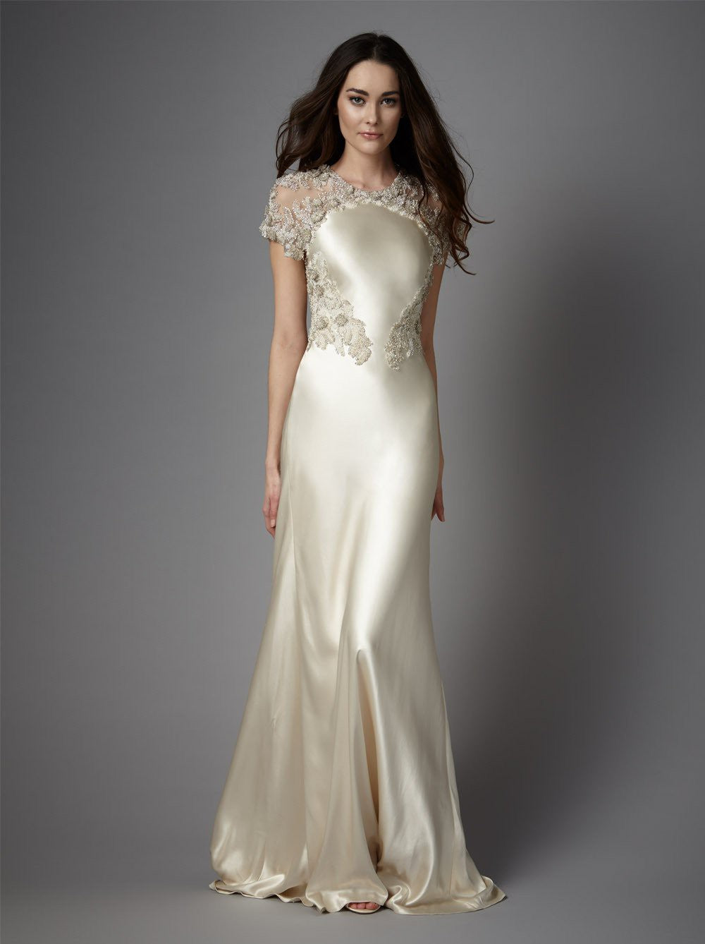 Catherine Deane Abigail Gown - Elegant Lace Wedding Dress for Brides, Prom & Formal Events | Plus Size Options Available