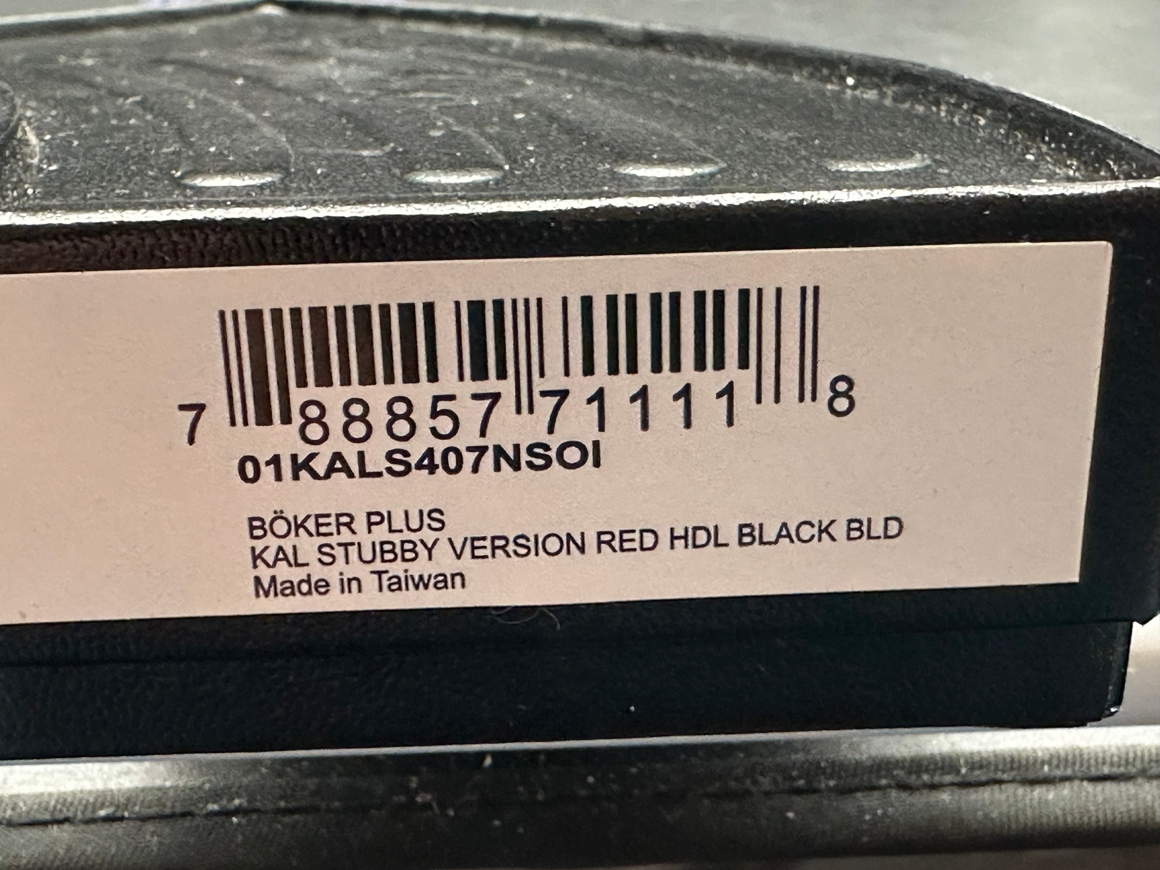 Boker Red Sub Kalashnikov Automatic Knife - 1.95