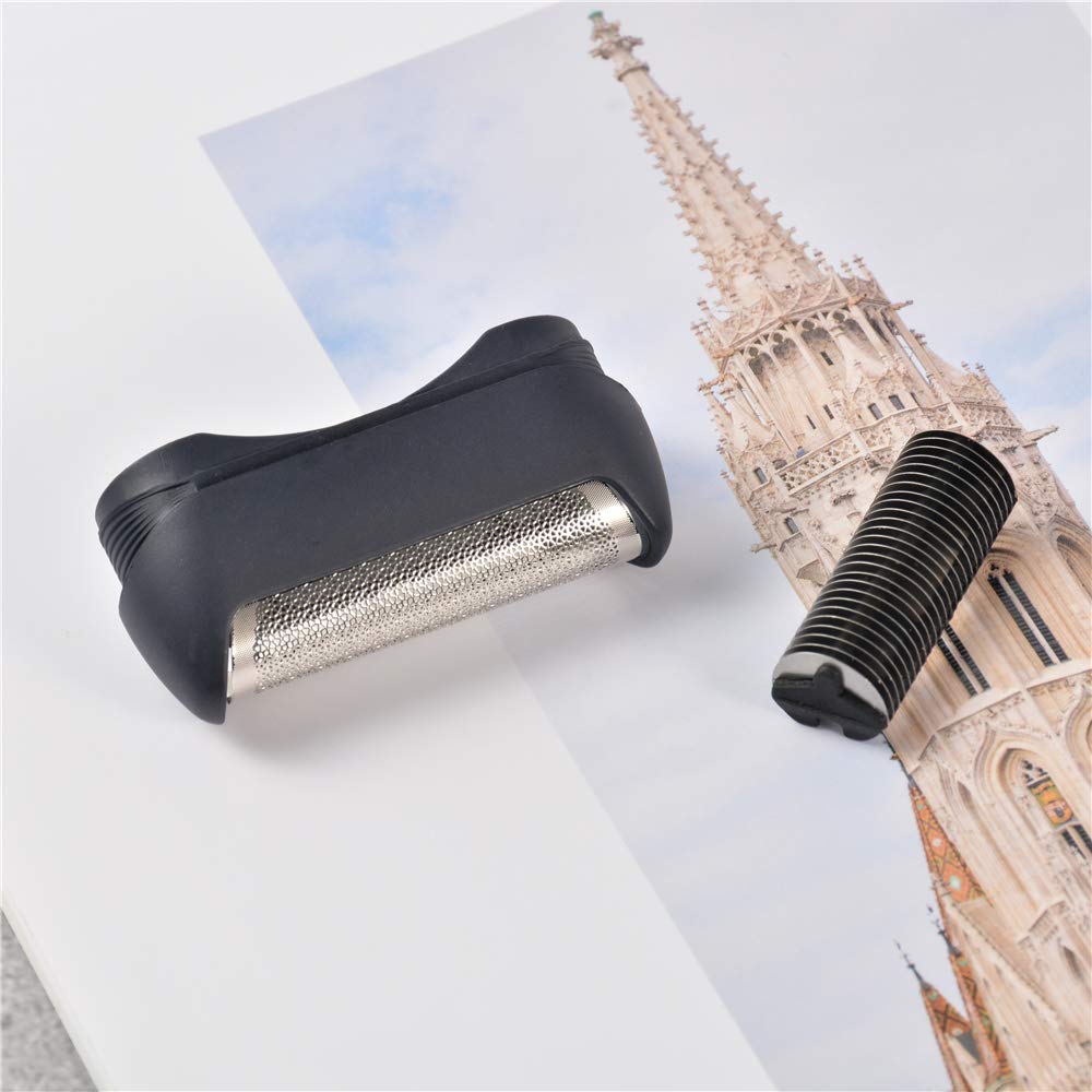 Braun Series 1 110 120 130 140 150 Replacement Shaver Foil & Cutter Blades - Compatible with Cruzer 11B, 5682, 5684, 5685 Models - Perfect for Men's Electric Shaver Maintenance & Smooth Shaving at Home or Travel