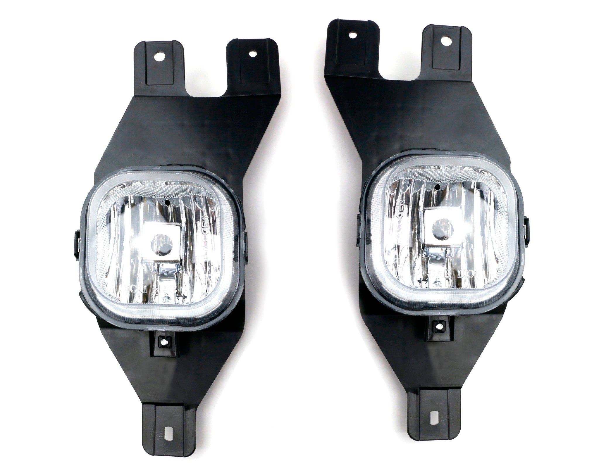 Clear Lens Fog Light Kit with 9145 Halogen Bulbs for Ford F250 F350 F450 F550 Super Duty - Durable Off-Road Lighting for Night Driving & Adverse Weather Conditions