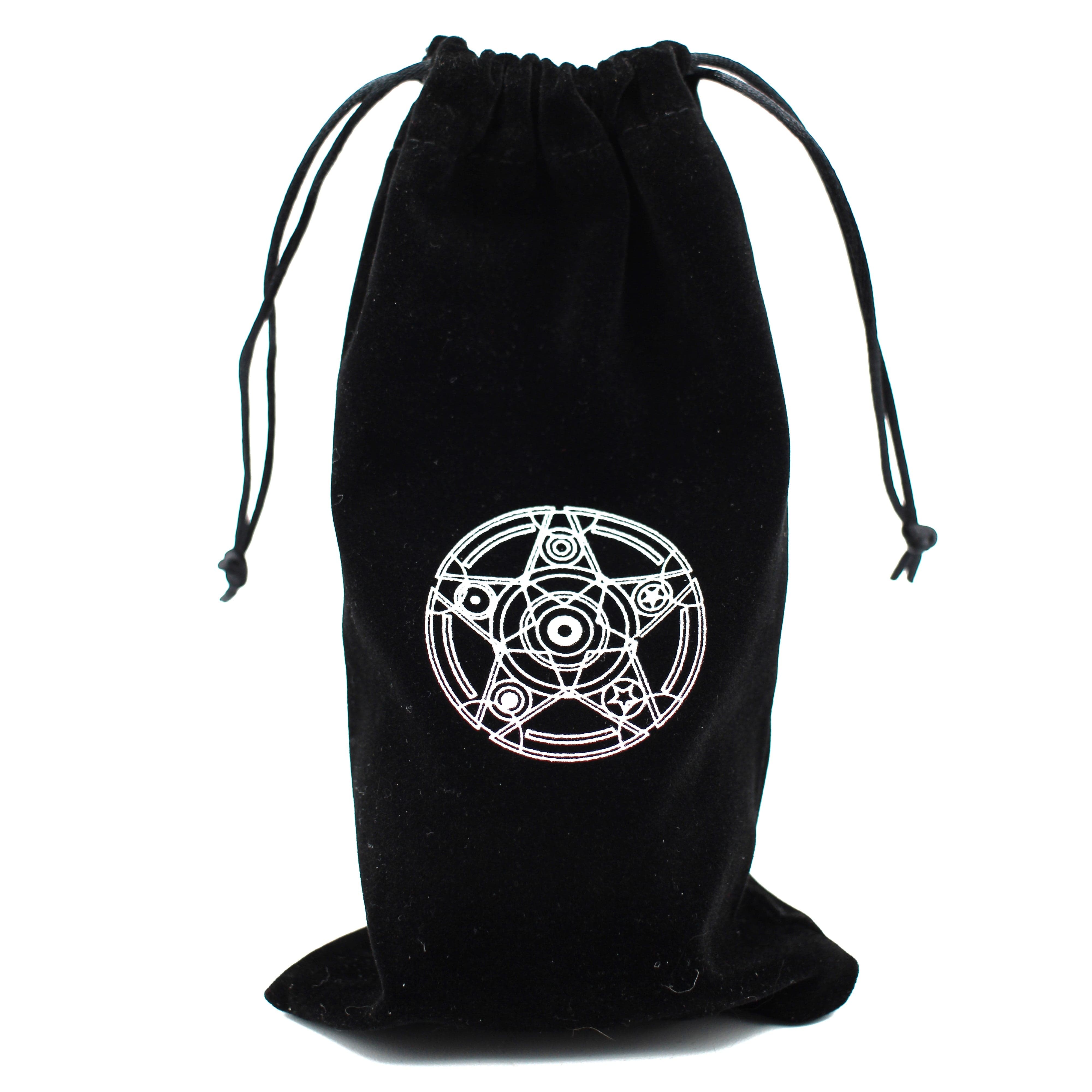 Luxury Black Velvet Gemstone Drawstring Pouches for Jewelry Storage & Gift Giving - Perfect for Travel, Organizing Rings & Necklaces