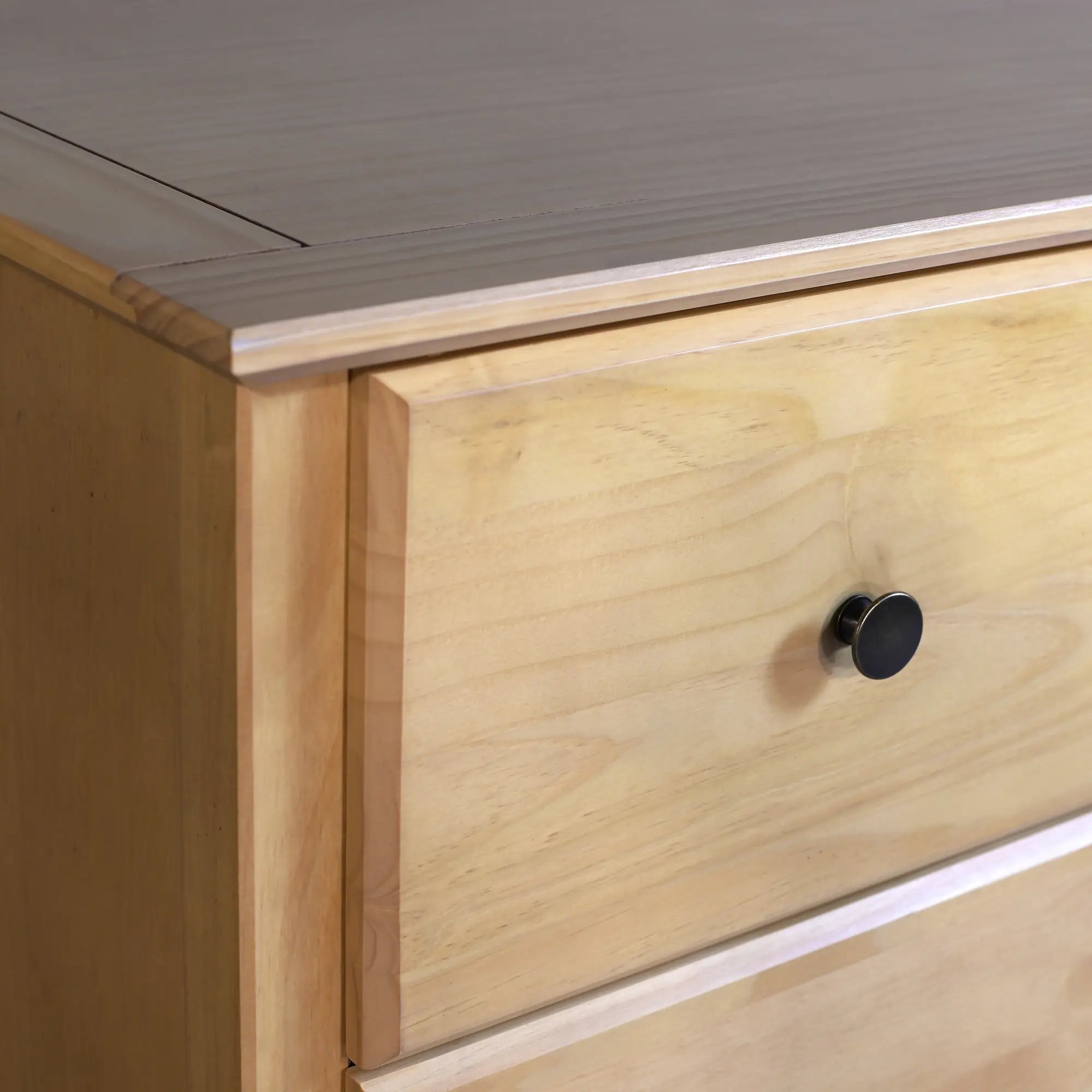 6 Drawer Shaker Dresser - Solid Wood Bedroom Furniture for Storage & Organization - Perfect for Bedrooms, Guest Rooms, and Dorm Rooms