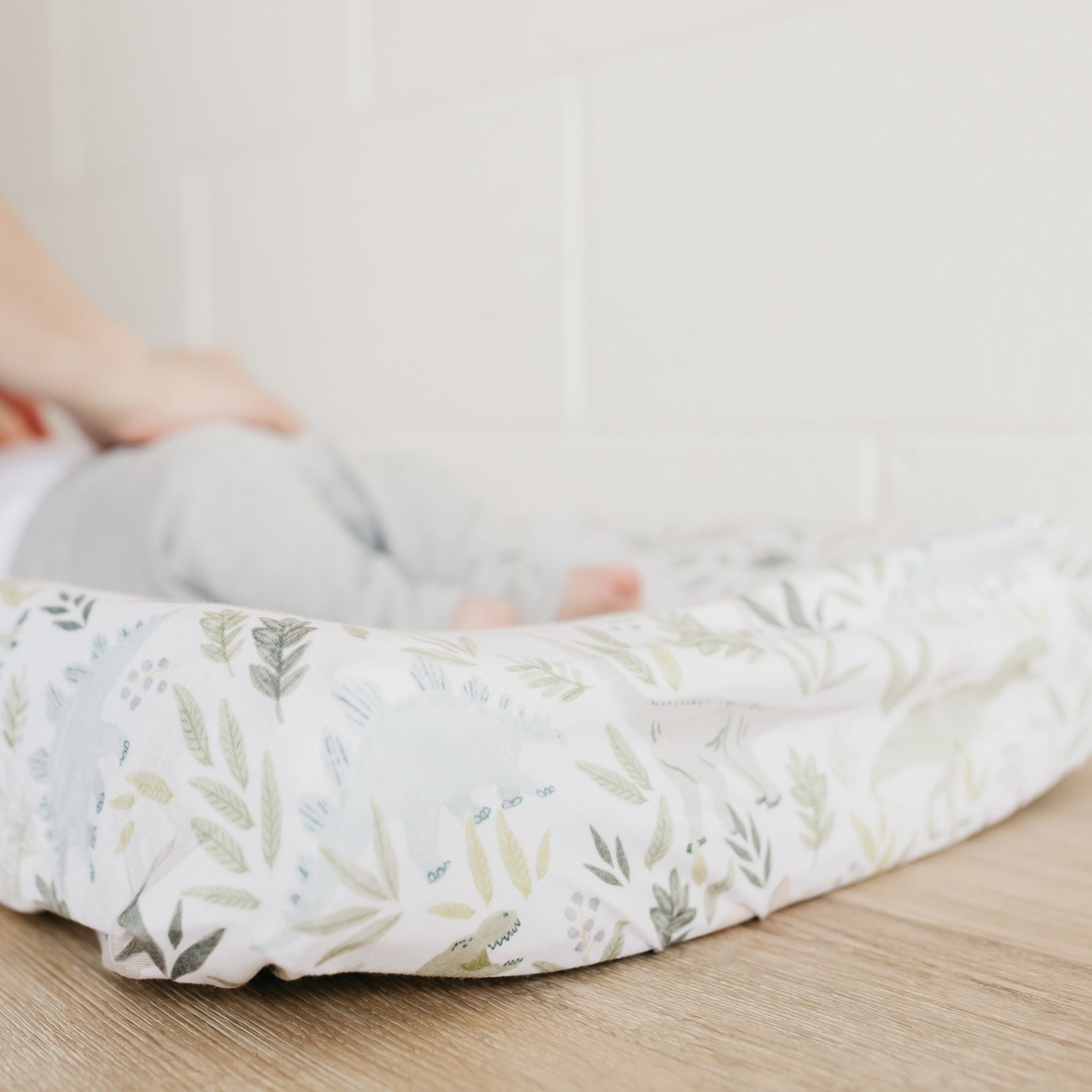 Premium Soft Knit Diaper Changing Pad Cover - Breathable & Washable Baby Changing Mat for Nursery, Travel & On-the-Go Use
