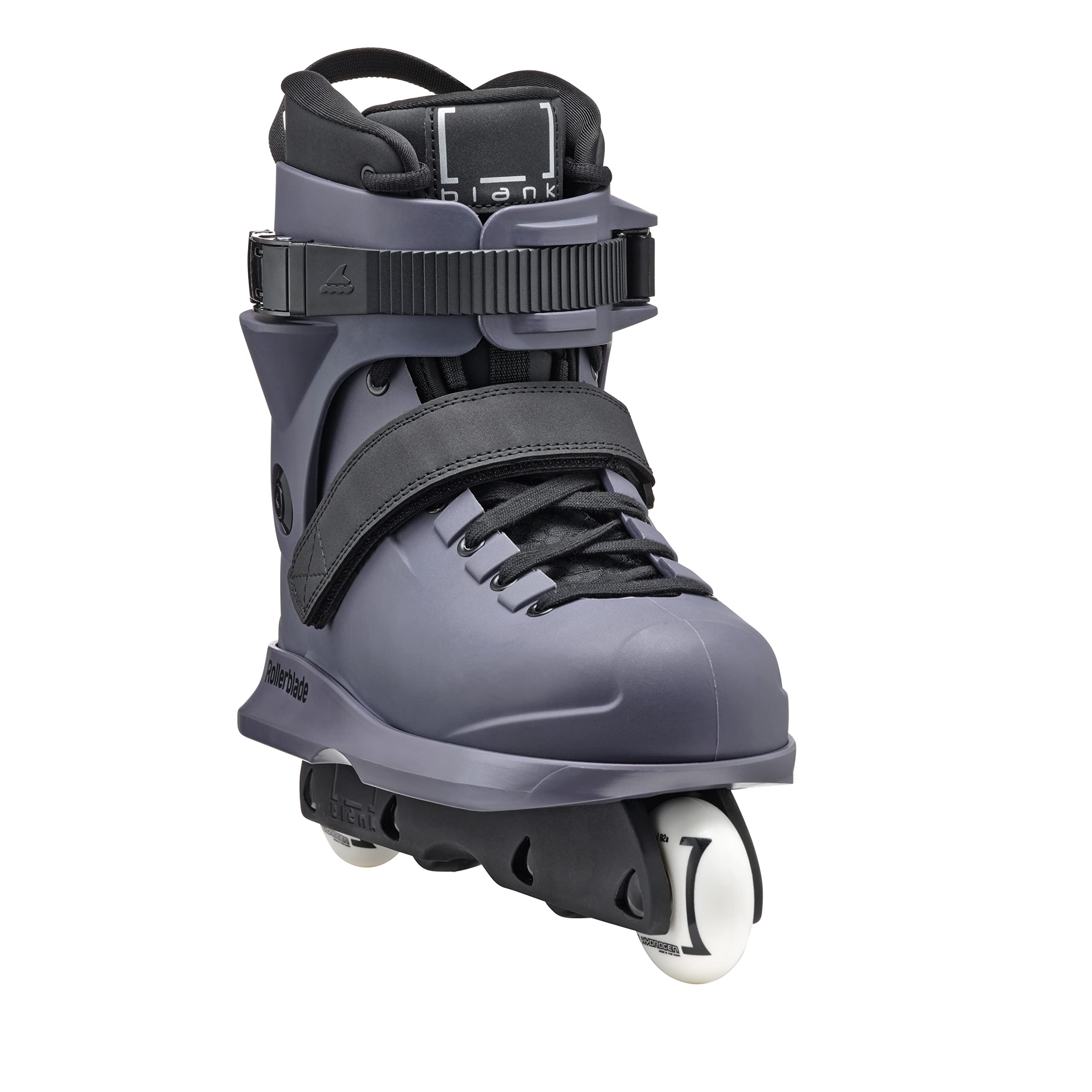 Rollerblade Blank Team Unisex Adult Fitness Inline Skates - Gray Urban Performance Skates for Men & Women - Perfect for Outdoor Exercise, Commuting & Recreational Skating