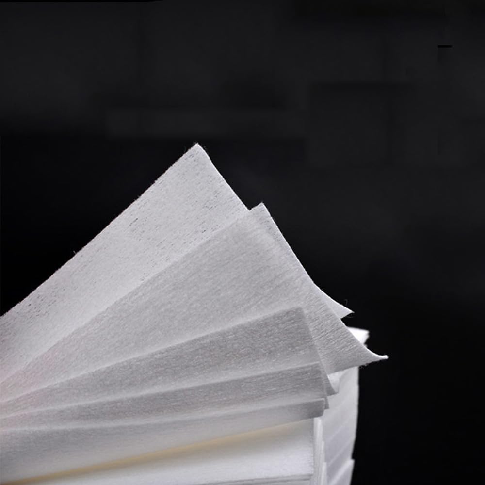 100Pcs Lint-Free Nail Polish Remover Wipes for Manicure & Gel Polish - Salon & Home Use