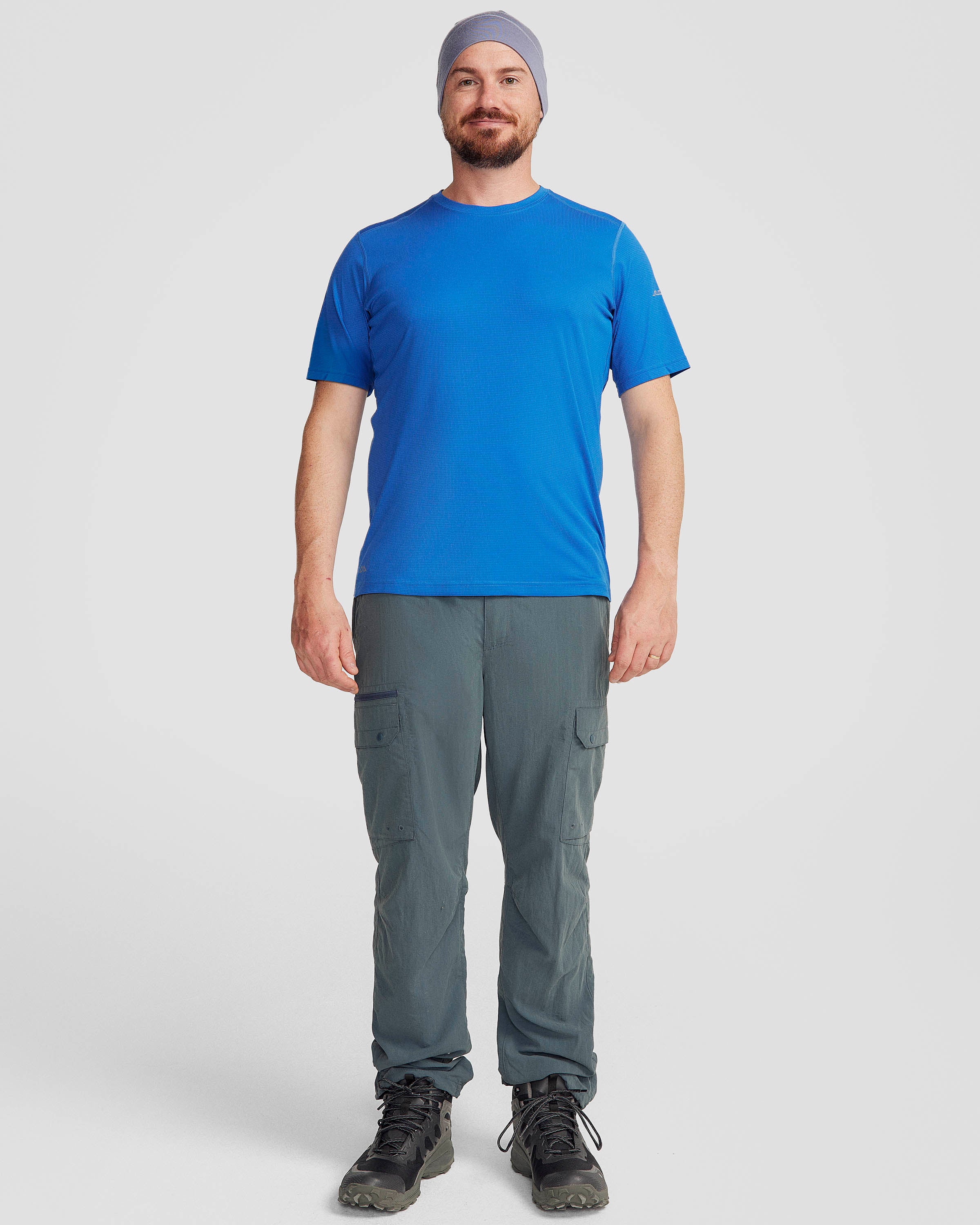 Men's Seeker T-Shirt in Peak Blue - Comfortable Casual Wear for Outdoor Adventures & Everyday Use
