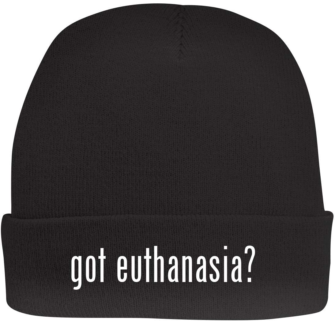 Shirt Me Up Euthanasia Beanie Cap - Soft Knit Winter Hat for Men & Women - Perfect for Cold Weather, Outdoor Activities, and Casual Streetwear