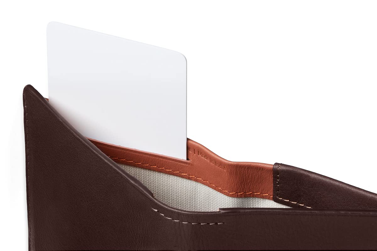 Bellroy Note Sleeve Premium Edition - Slim Leather Wallet & Billfold for Men | RFID Protection | Minimalist Design | Perfect for Everyday Carry & Travel