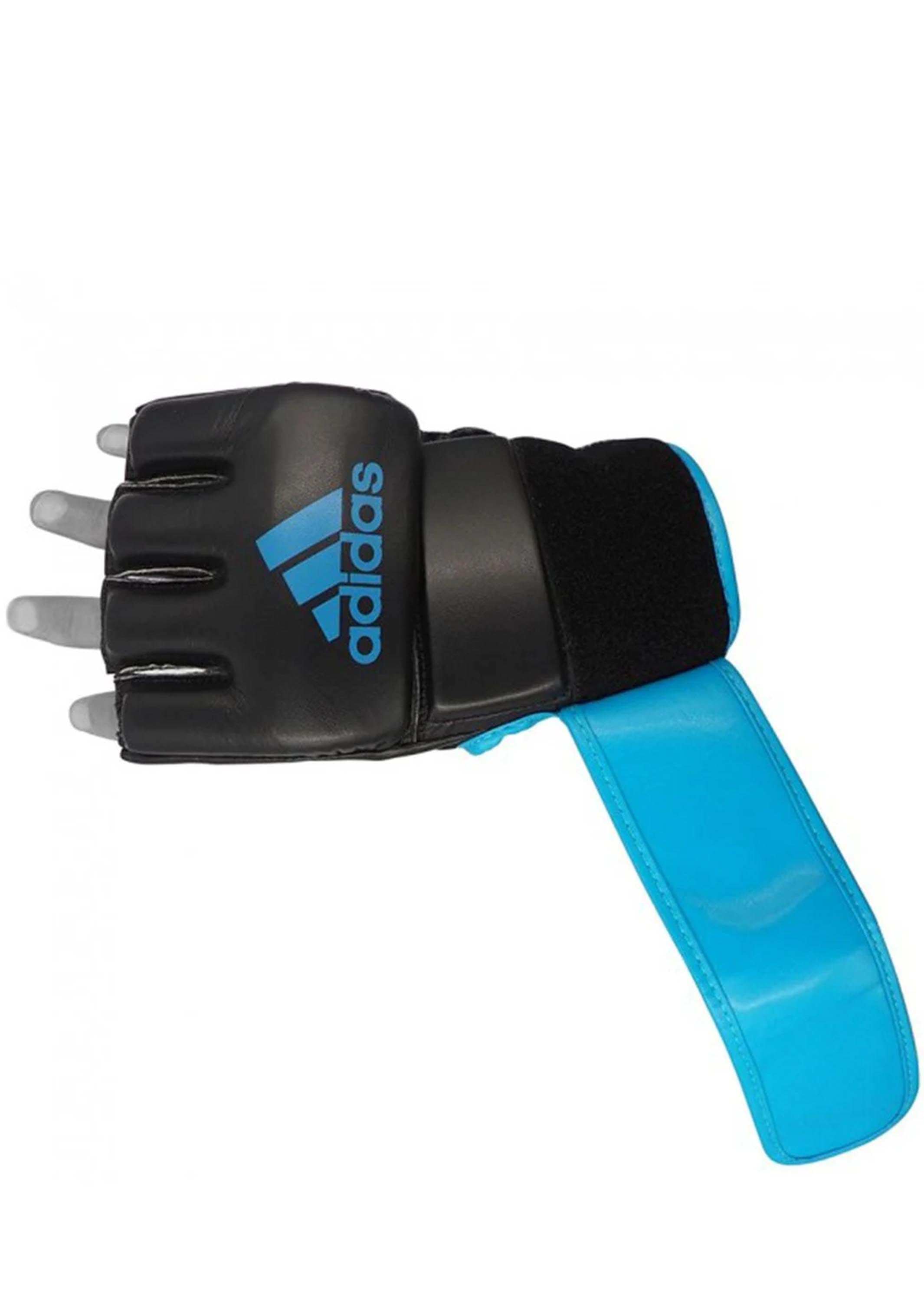 Adidas MMA Training Mitts for Sparring & Combat - Black & Blue Boxing Gloves for Men & Women - Perfect for MMA, Kickboxing, and Muay Thai Training