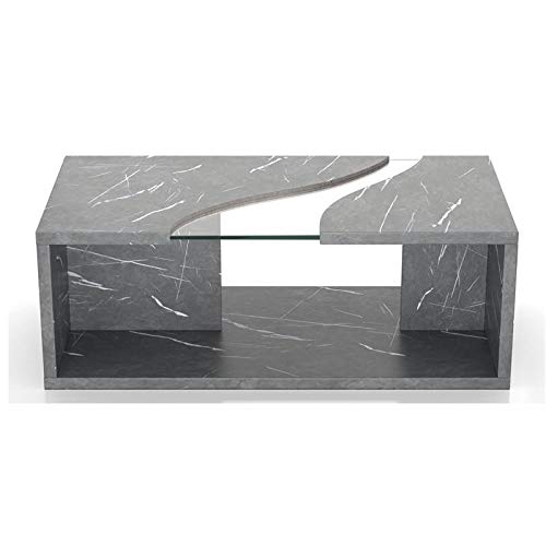 Lenu Contemporary Gray Wood Storage Coffee Table by Furniture of America - Perfect for Living Room, Home Office & Small Space Organization