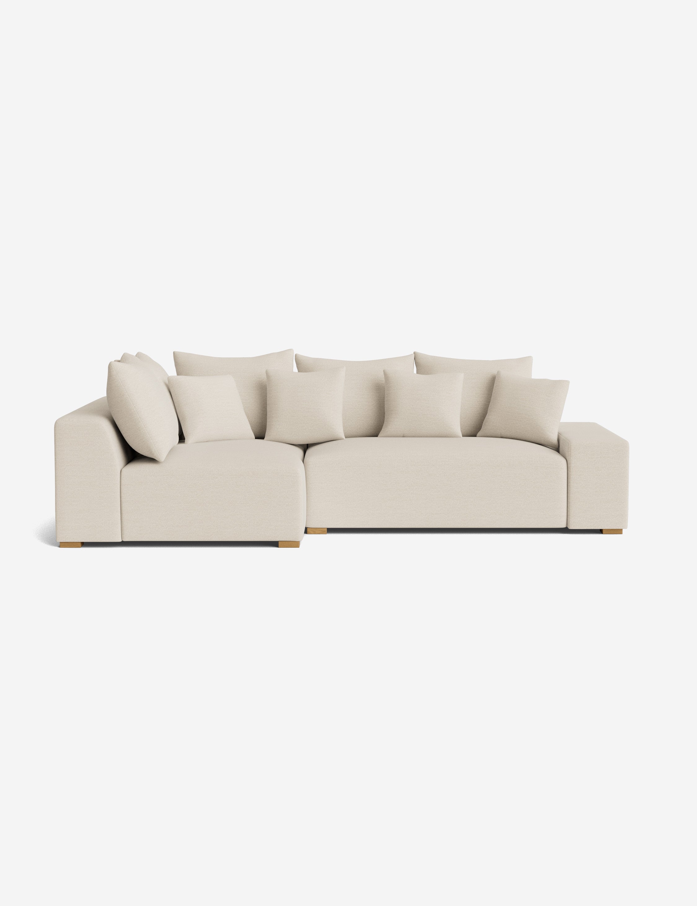 Modern Clayton Sectional Sofa - Comfortable L-Shaped Couch for Living Room, Family Room & Home Theater | Durable Upholstery & Stylish Design