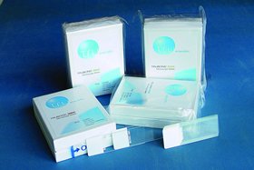 TruBond™ Adhesion Slides 360 - Yellow - 1000 Count per Case | Premium Laboratory Microscope Slides for Science Research, Education & Medical Use