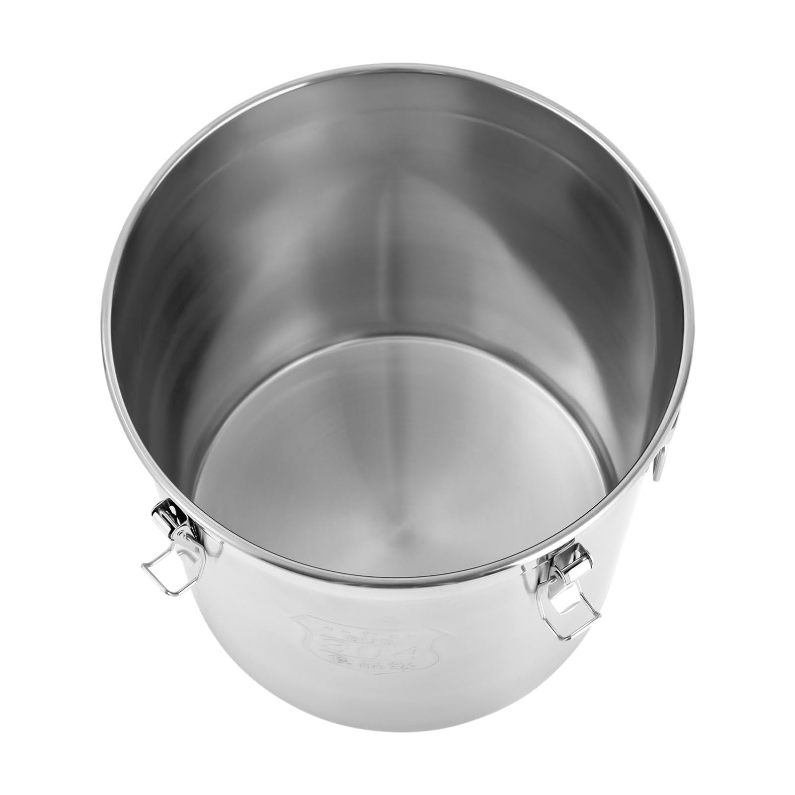 DYNAMI 304 Stainless Steel Airtight Food Storage Container - 48L/12.7Gal Large Canister with Locking Lid for Rice, Flour, Grains, Coffee Beans | Kitchen & Pantry Organization | Bulk Food Storage Solution for Home & Restaurant Use