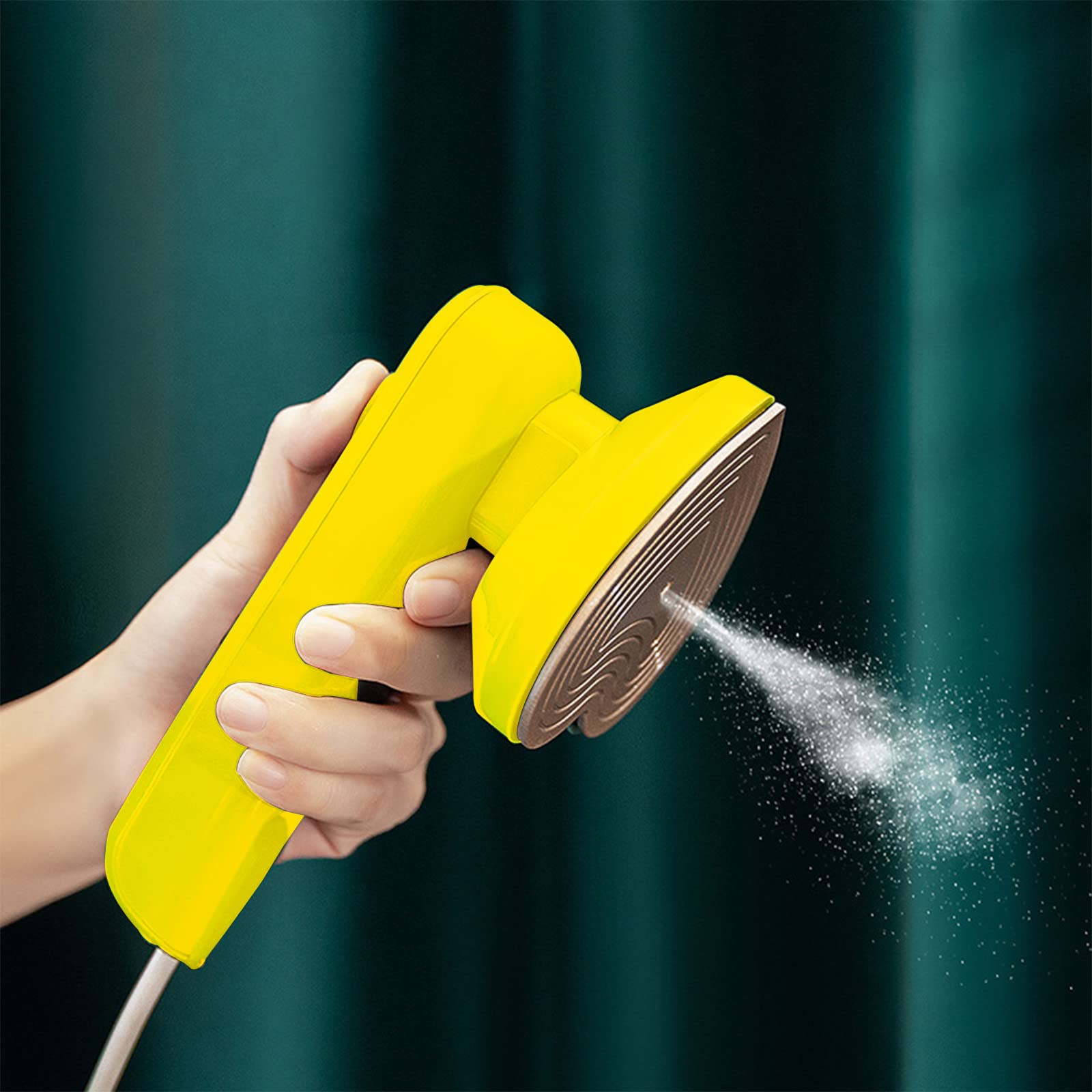 Portable Mini Ironing Machine - Handheld Steam Iron & Travel Garment Steamer for Clothes | Compact Fabric Steamer for Home, Travel & Business | Perfect for Wrinkles Removal on Shirts, Dresses & Suits