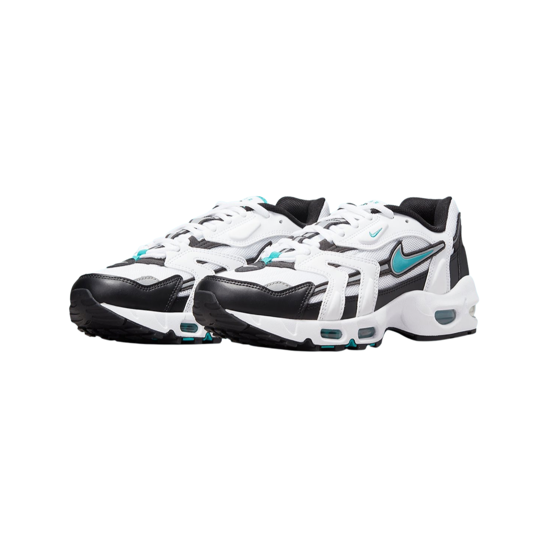 Nike Air Max 96 II White Mystic Teal Black Men's Running Shoes - Lightweight Cushioned Sneakers for Jogging, Gym Workouts & Casual Wear