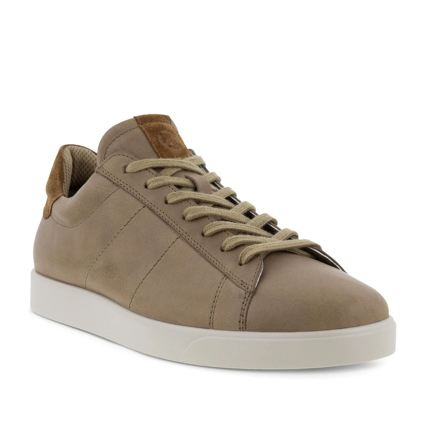 ECCO Men's Street Lite Sneaker - Lightweight Comfort Walking Shoes in Nutmeg Brown/Camel | Casual Wear, Travel & Everyday Comfort Footwear