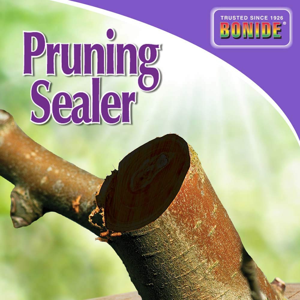 Bonide BND225 Tree Pruning Sealer with Brush Top Applicator - 16 oz (Pack of 2) - Professional Wound Dressing for Trees, Shrubs & Plants - Ideal for Pruning Cuts, Grafting & Storm Damage Repair