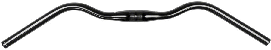 Velo Orange Curvy Handlebar - 31.8mm Clamp, 30° Sweep, 0mm Rise, 680mm Width, Black - Perfect for Road Bikes, Touring & Urban Cycling