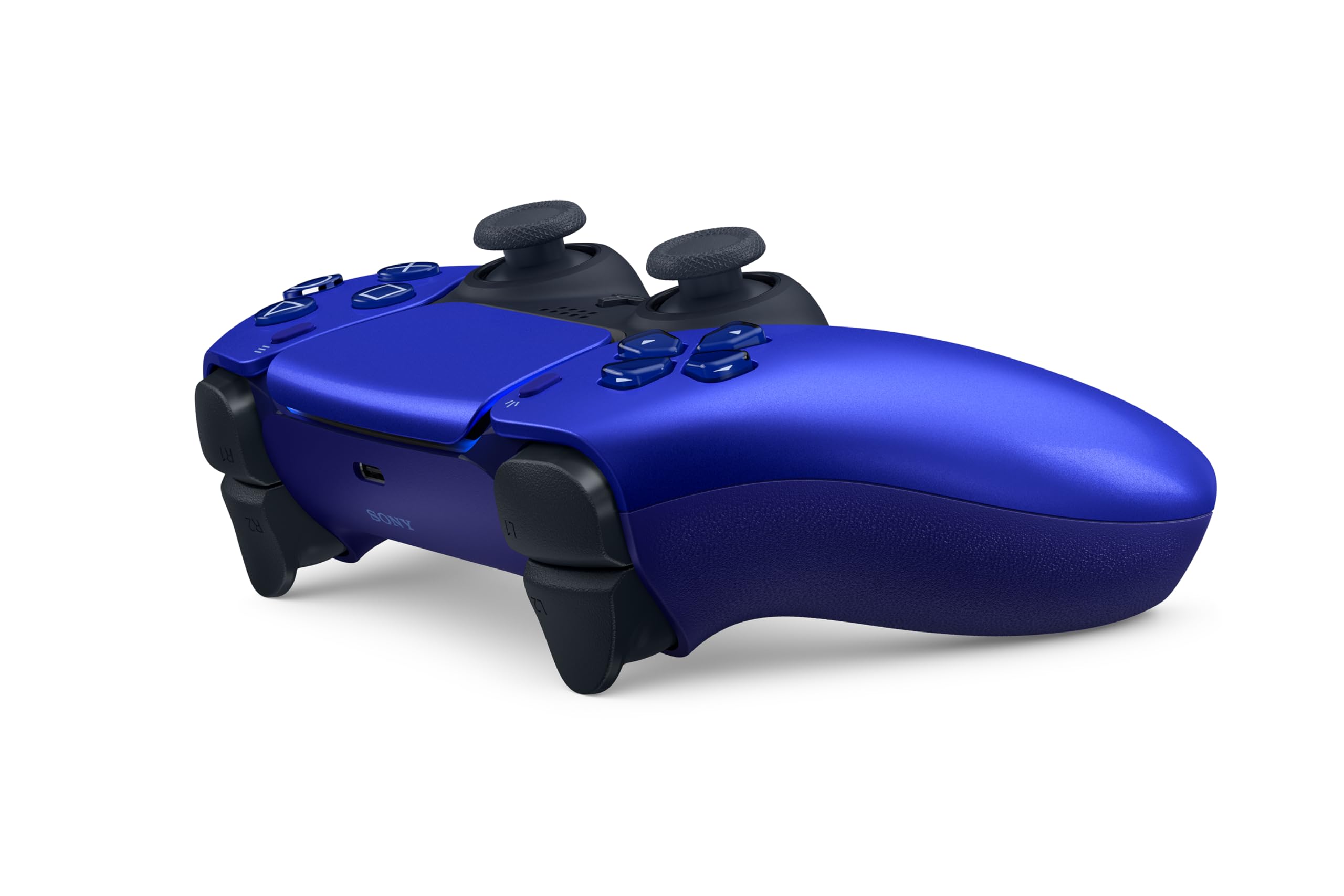 PlayStation 5 DualSense Wireless Controller - Cobalt Blue | Official PS5 Gamepad with Haptic Feedback & Adaptive Triggers | Perfect for Gaming, Streaming & VR Play
