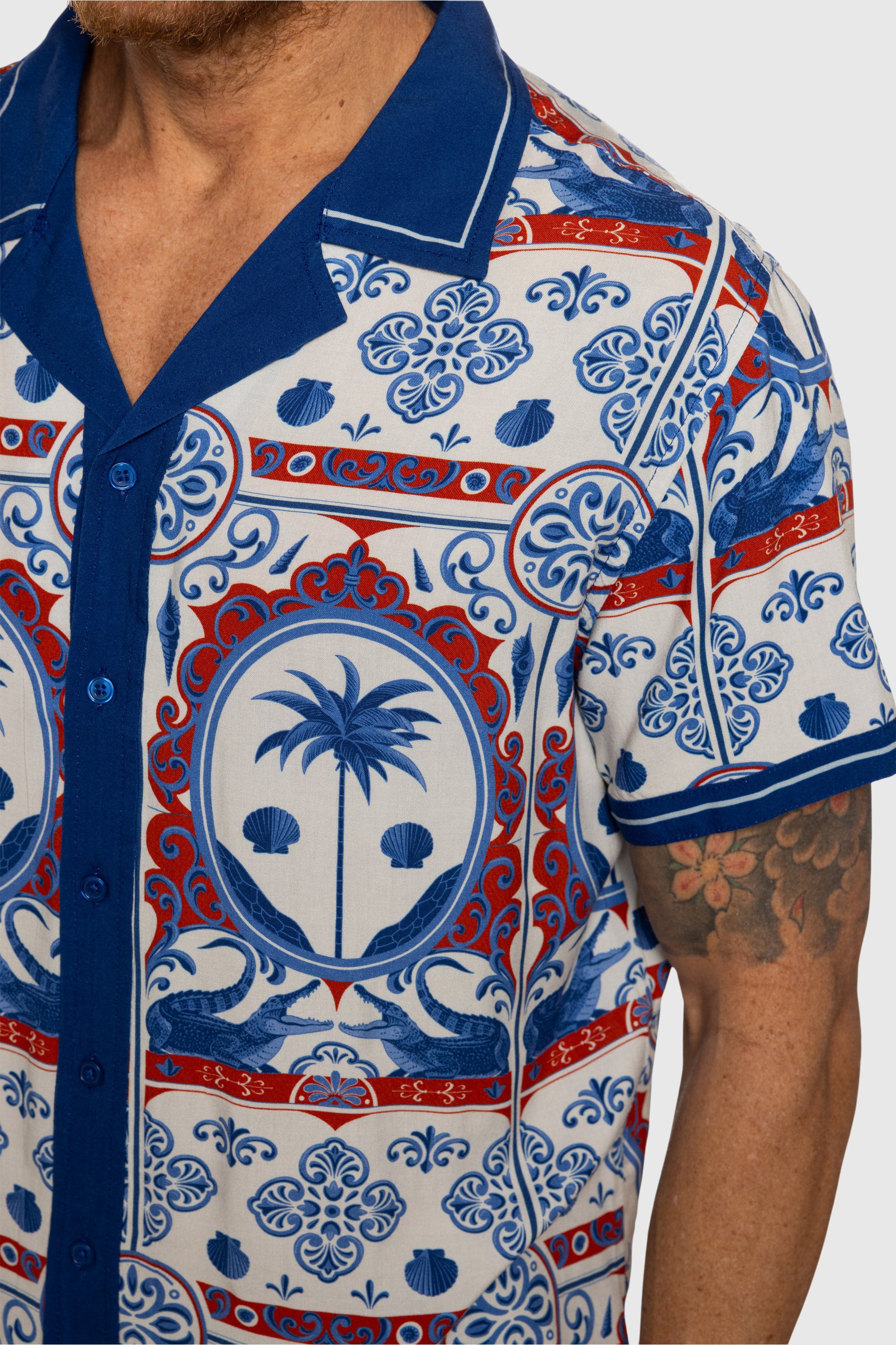 Stylish Men's Vice Button Up Shirt - Casual & Formal Wear for Work, Parties & Everyday Outfits