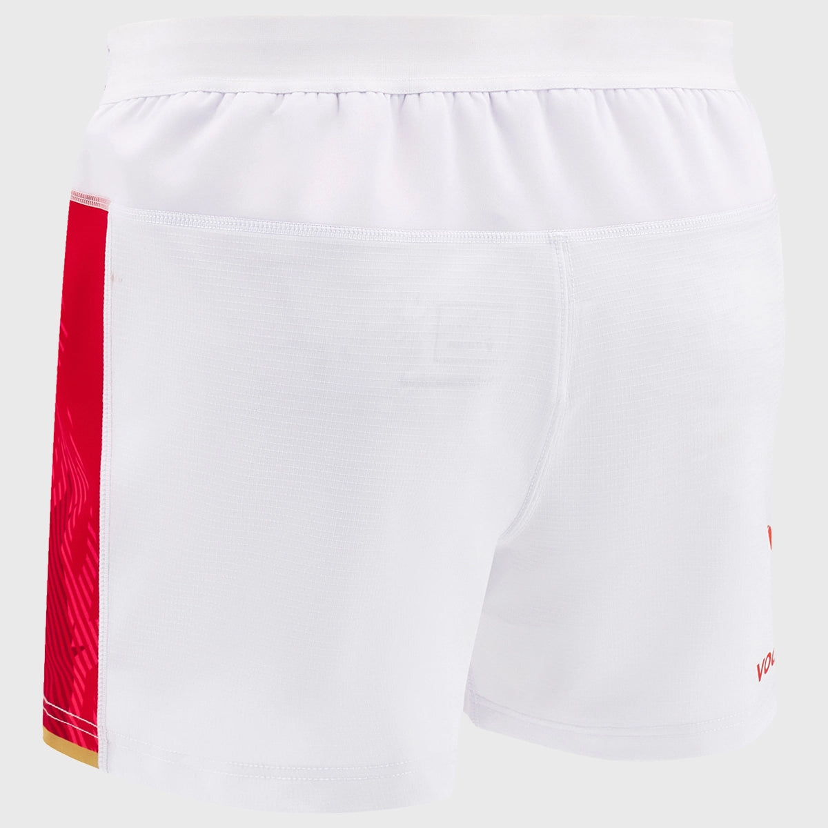 2024/25 Macron Wales Men's Home Rugby Shorts - Breathable Performance Shorts for Rugby Training & Match | Perfect for Fans & Players