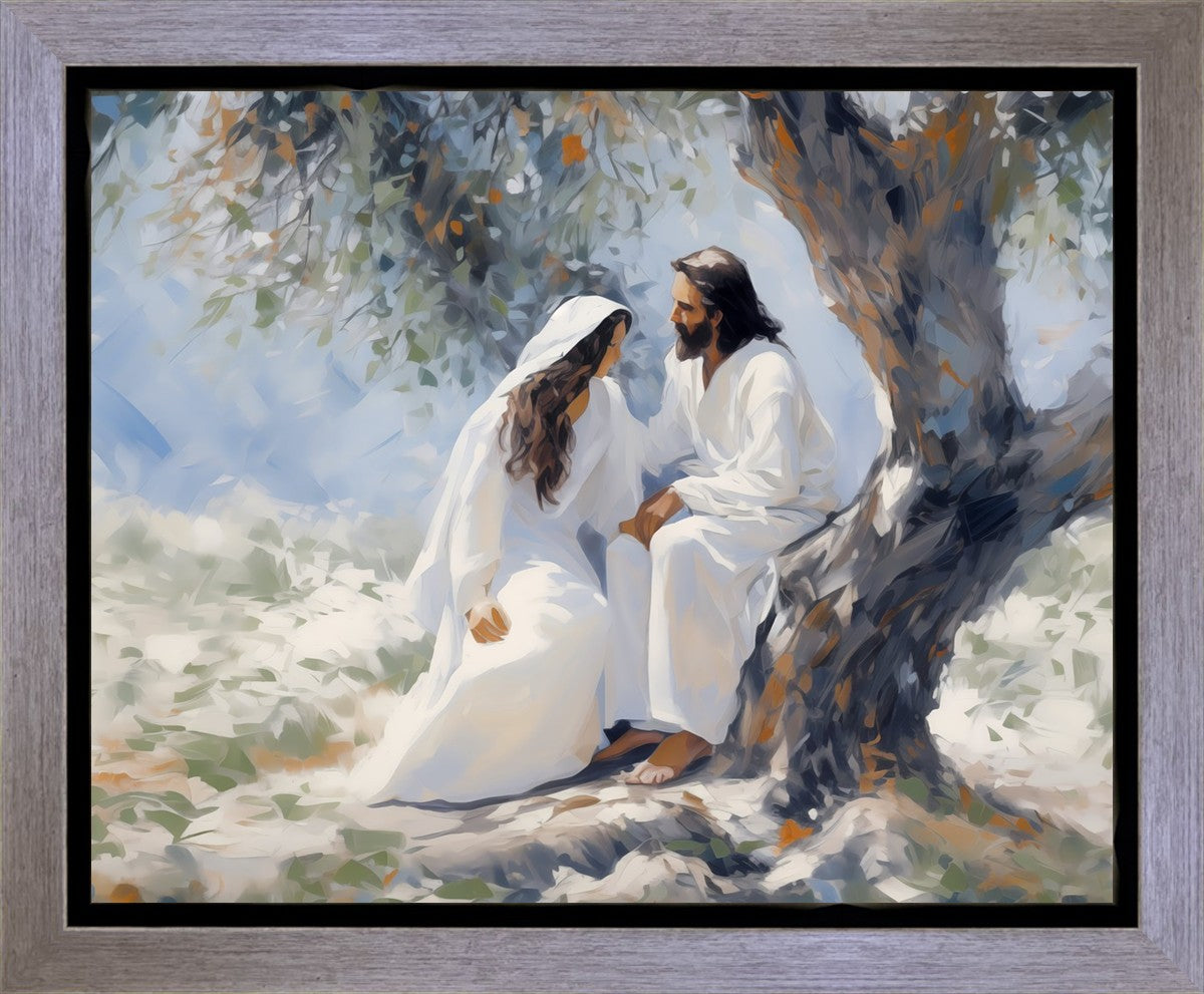 Abide With Me Gallery Wrap Canvas - High-Quality Wall Art for Home & Office Decor - Perfect for Living Room, Bedroom, and Gift Giving