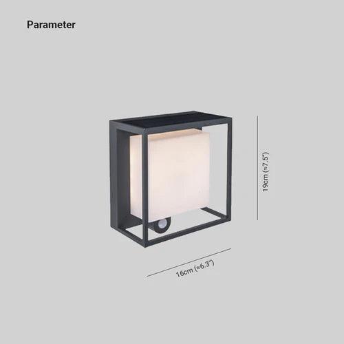 Solar Powered Outdoor Wall Lights with Motion Sensor - Weatherproof & Energy Efficient for Garden, Patio, and Driveway Security Lighting
