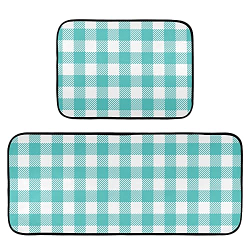 Buffalo Plaid Teal#01