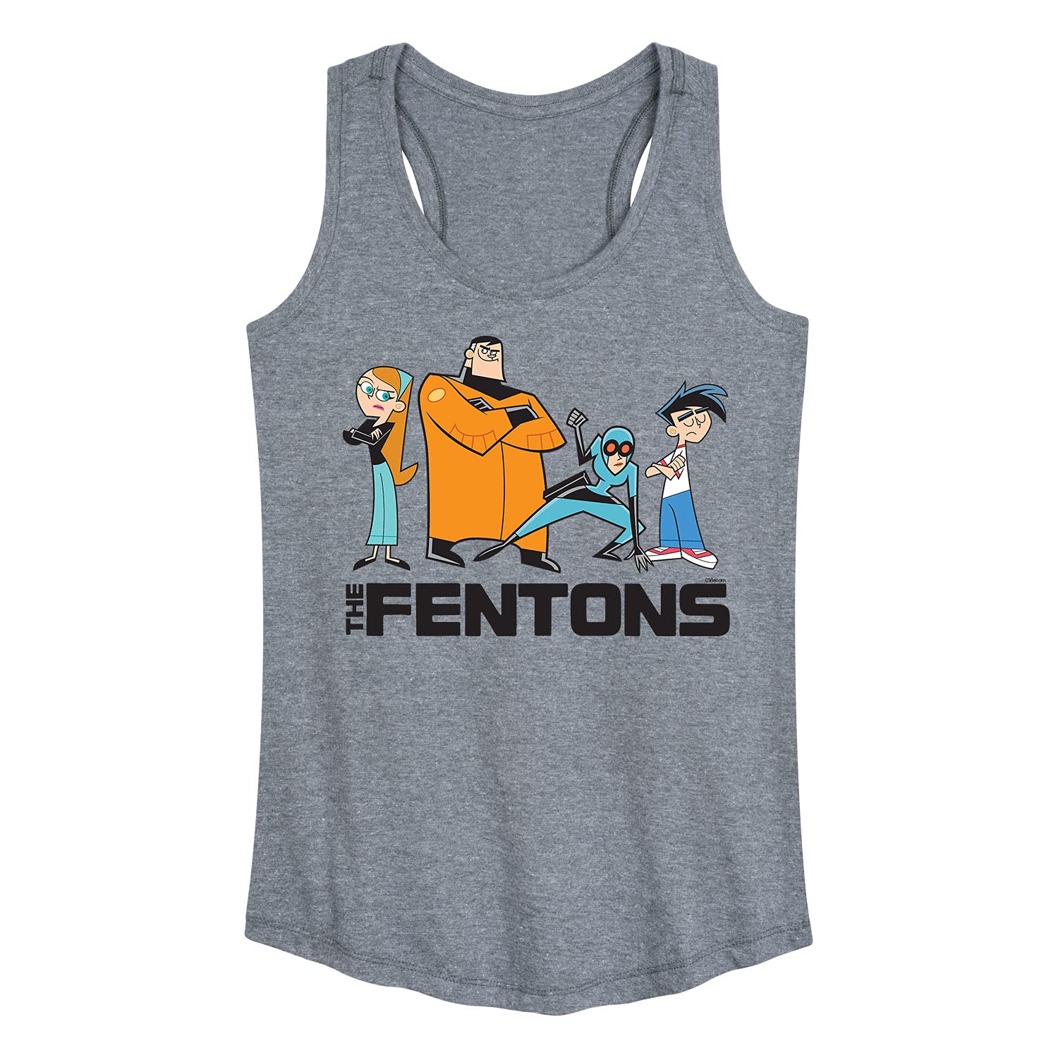 Danny Phantom Women's Racerback Tank Top - Hybrid Apparel - Soft & Comfortable Graphic Tee for Casual Wear, Cosplay & Anime Fans