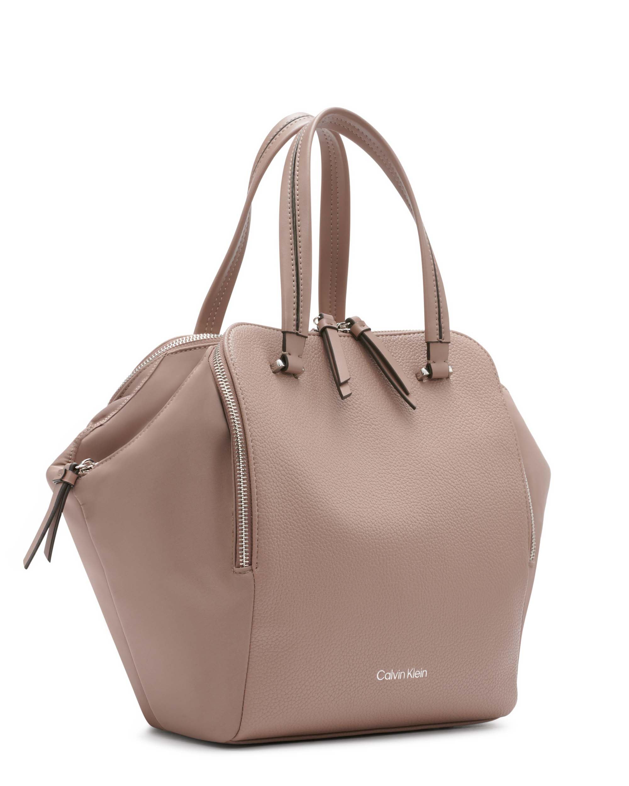 Calvin Klein Marble Triple Compartment Organizational Tote Bag for Women | Large Work Tote with Laptop Sleeve | Perfect for Office, Travel & Everyday Use