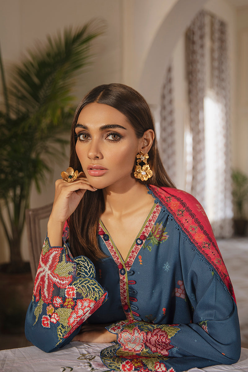 Moroccan Tapestry 3-Piece Linen Suit Set - Bohemian Style Outfit for Women, Summer Beachwear & Vacation Fashion