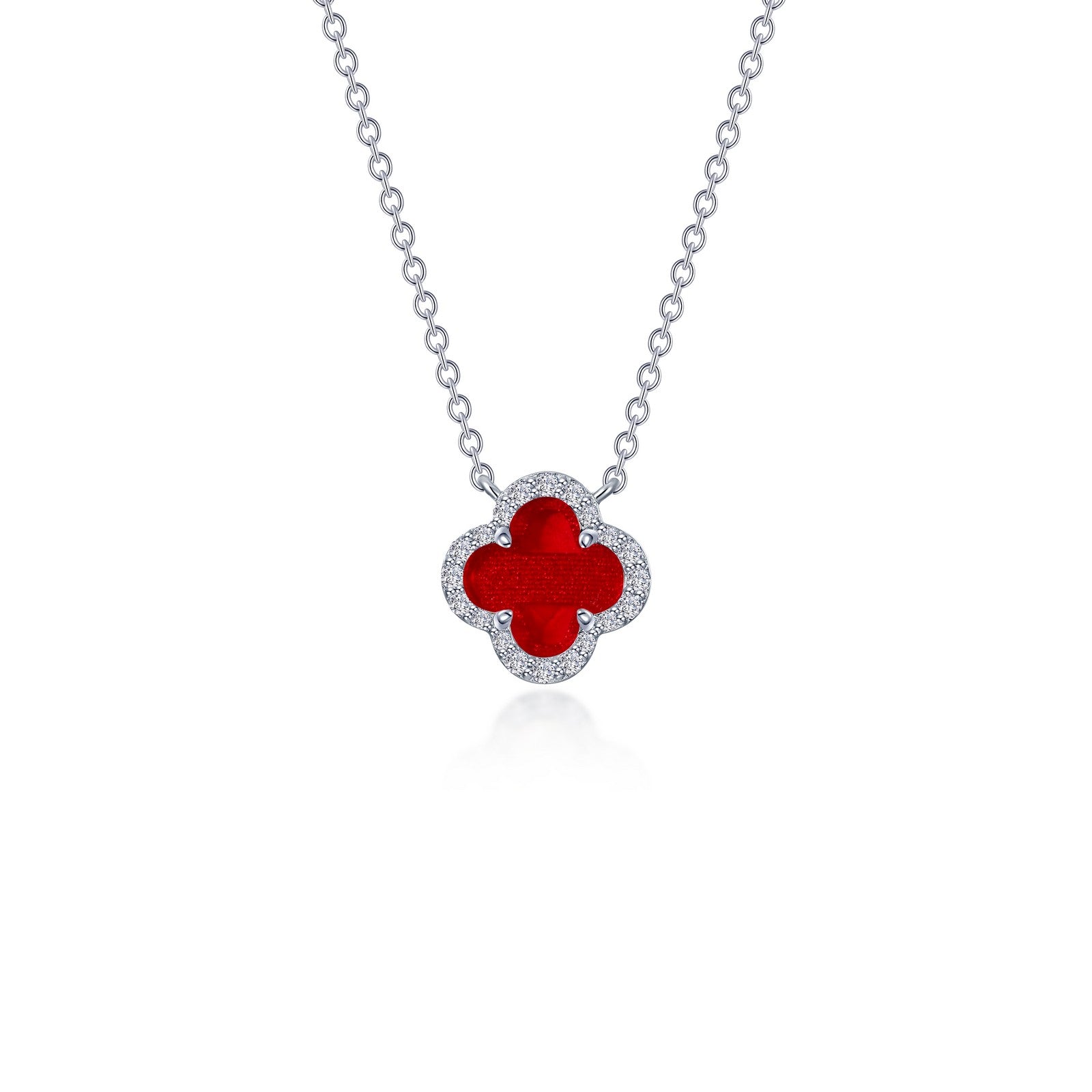 0.49 CTW Diamond Halo Pendant Necklace for Women - Elegant 14K Gold or Sterling Silver Jewelry Gift for Anniversary, Birthday & Special Occasions