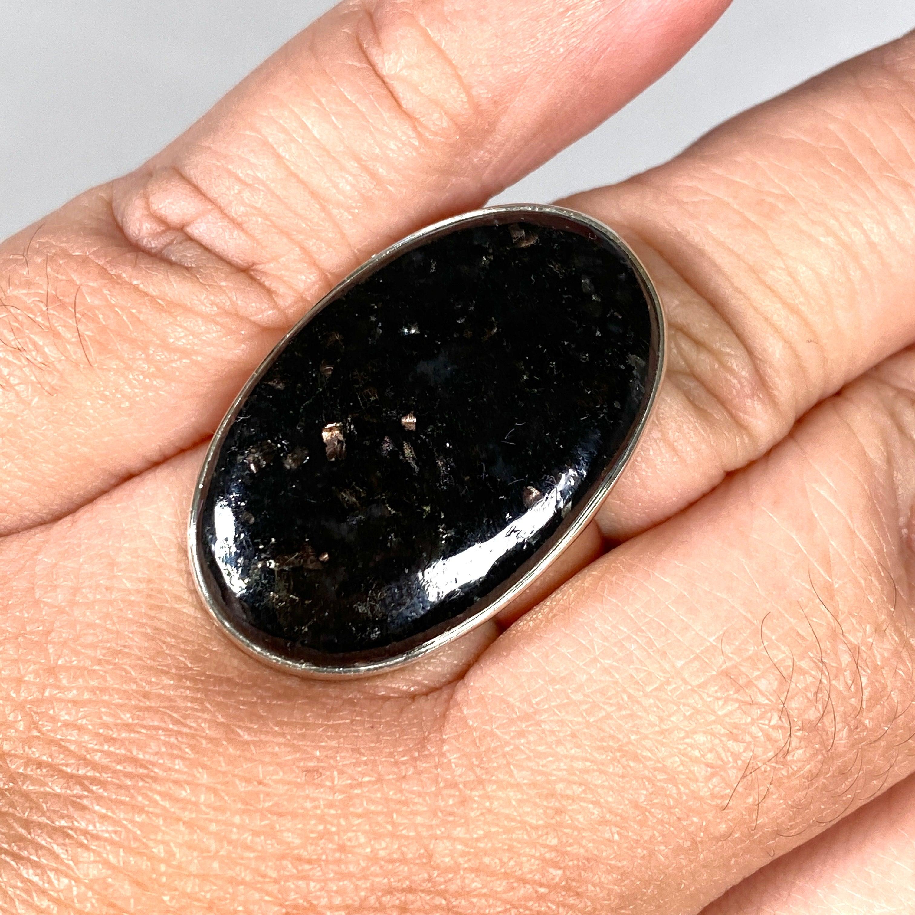 Coppernite Oval Ring Size 11 - Elegant & Durable 925 Sterling Silver Jewelry for Women | Perfect for Weddings, Anniversaries & Special Occasions