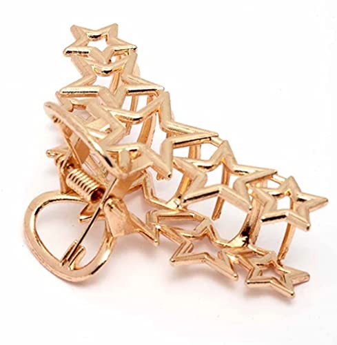 Large Metal Hair Claw Clips for Women - Strong Jaw Clamp Hair Barrettes for Thick Hair, Half Up Bun Hair Accessories (2-Pack) - Perfect for Daily Styling, Work & Special Occasions