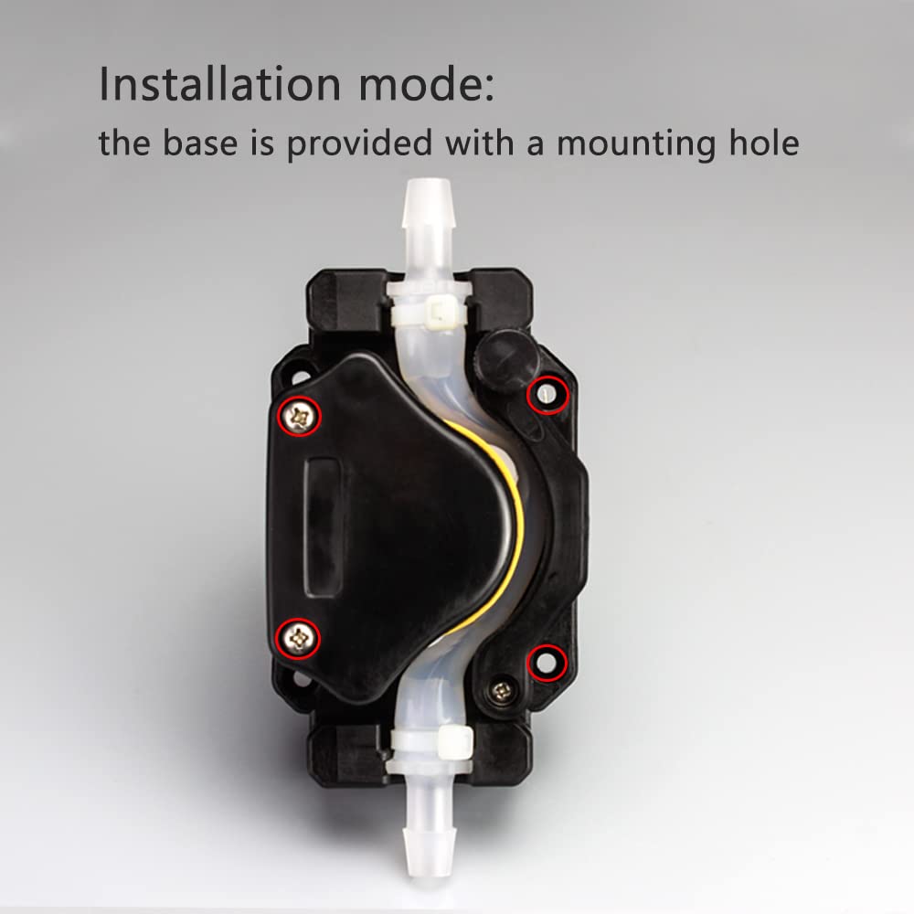 12V 24V Peristaltic Pump 313KB - Food Grade Small Liquid Dosing Pump for Coffee Machines, Syrup Dispensing & Wine Transfer (313KB/ZLX-24V-300R-35#, 1590ml/min) - Ideal for Beverage Service, Home Brewing & Commercial Use
