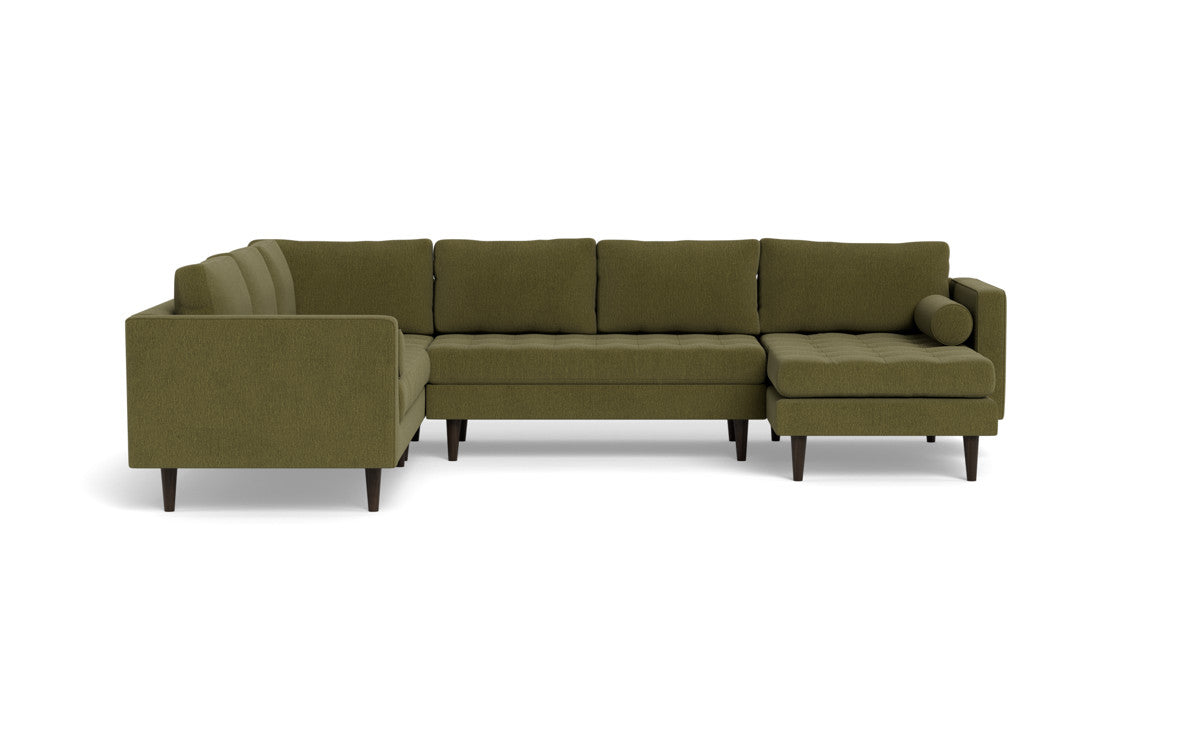 Ladybird 133 Corner Sectional Sofa with Right Chaise Lounge - Modern L-Shaped Couch for Living Room, Family Room & Home Theater