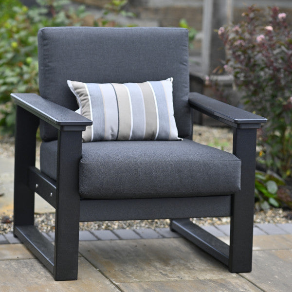 Luxcraft Recycled Plastic Lanai Deep Seating Armrest/End Set - Durable Outdoor Patio Furniture for Poolside, Garden & Backyard Relaxation