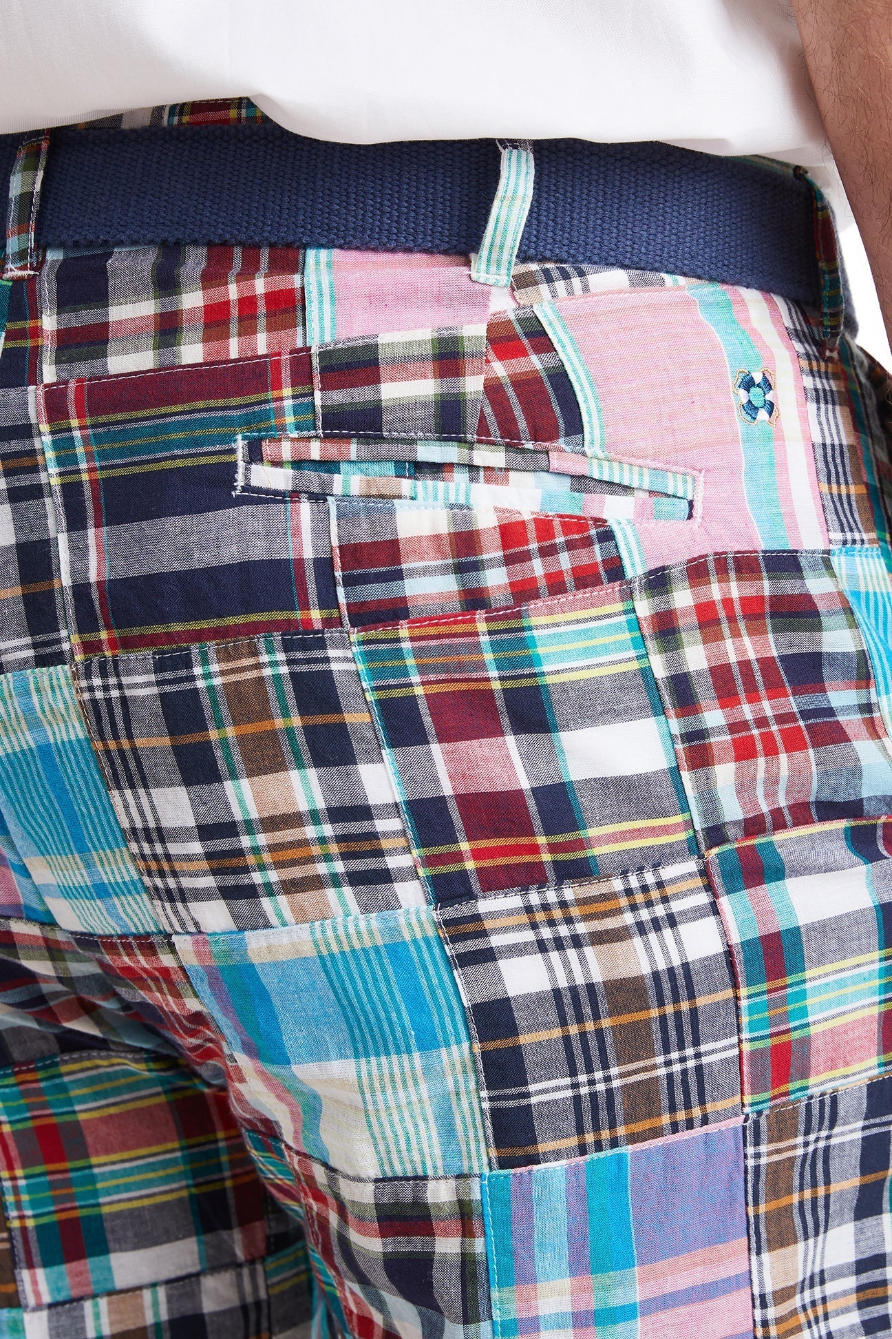 Cisco Short Weston Patch Madras Shirt - Stylish Casual Button-Up for Men | Perfect for Summer Outings, Beach Vacations & Relaxed Office Wear