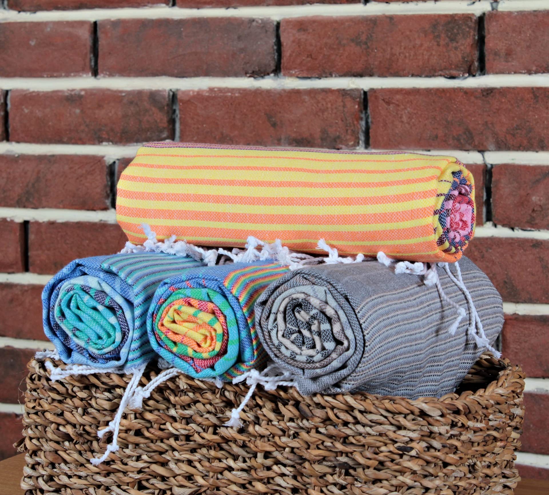 Extra Large 100x180cm Cotton Blanket - Oversized Travel, Gym, Camping, Beach Towel & Turkish Bath Towel | Perfect for Picnics, Yoga, Lounging & Outdoor Adventures