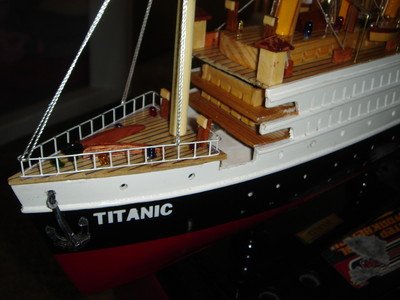 Titanic Wooden Model Cruise Ship 16