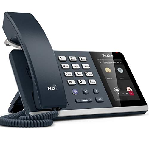Yealink MP54-SFB IP Phone - Affordable Business VoIP Phone with HD Audio, Call Forwarding & 3-Way Conferencing | Perfect for Office, Remote Work & Skype for Business Integration
