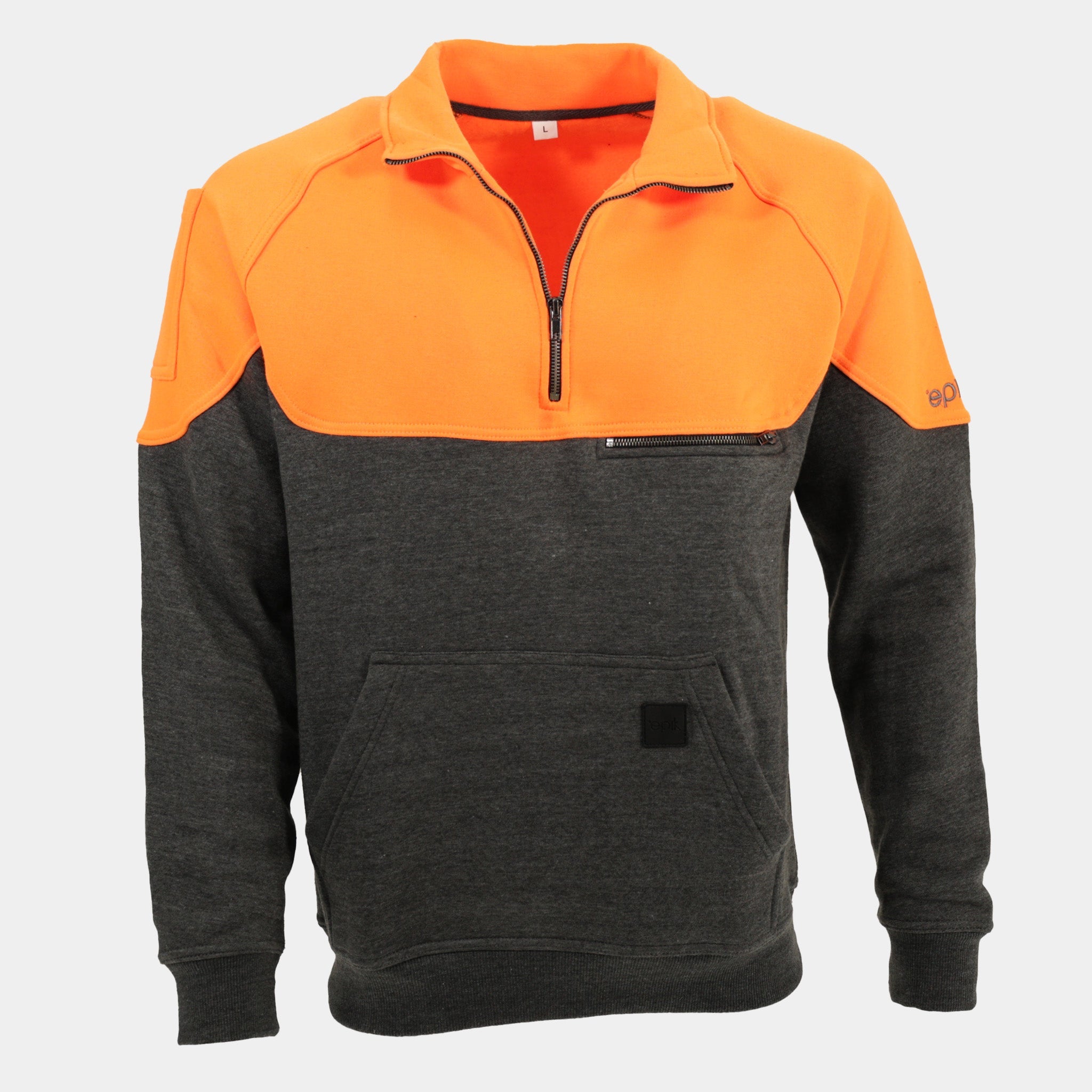 Peak Quarter Zip Sweater for Men - Lightweight Fleece Pullover with Zipper, Comfortable Casual & Outdoor Wear for Hiking, Running, and Travel